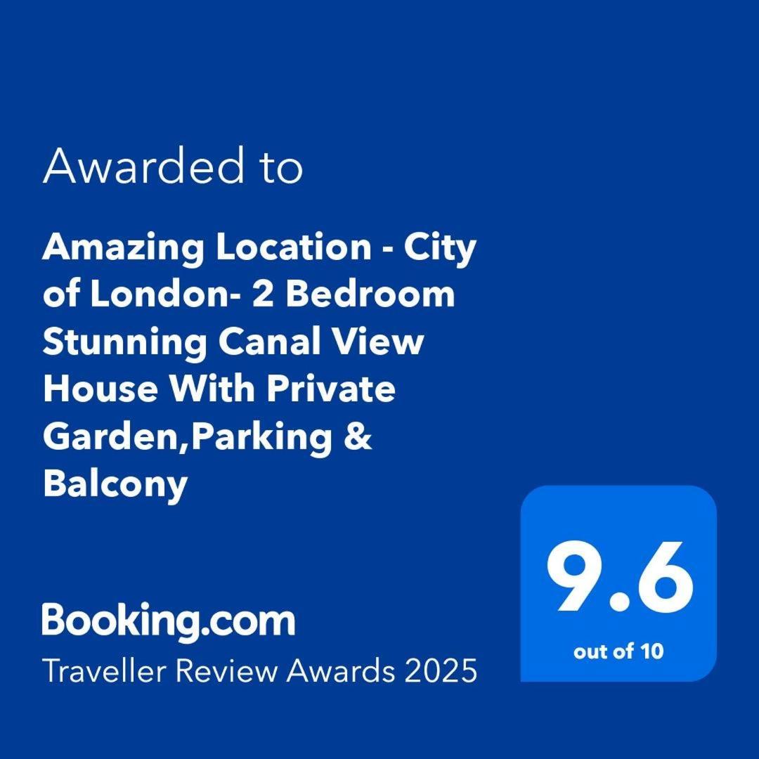 Amazing Location - City Of London- 2 Bedroom Stunning Canal View House With Private Garden,Parking & Balcony Bagian luar foto